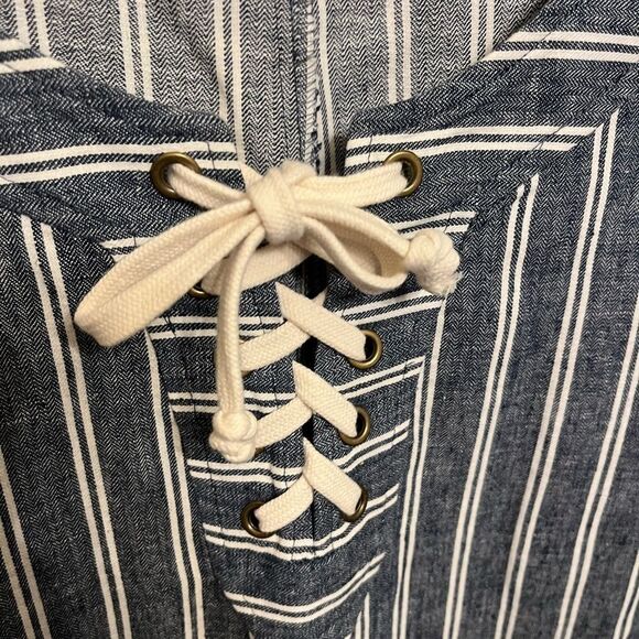 JCrew Stripped Linen Blend  Dress - Picture 6 of 10